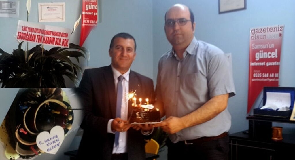 5. Yaşımıza anlamlı kutlama... Başkan Erdoğan'dan pasta jesti