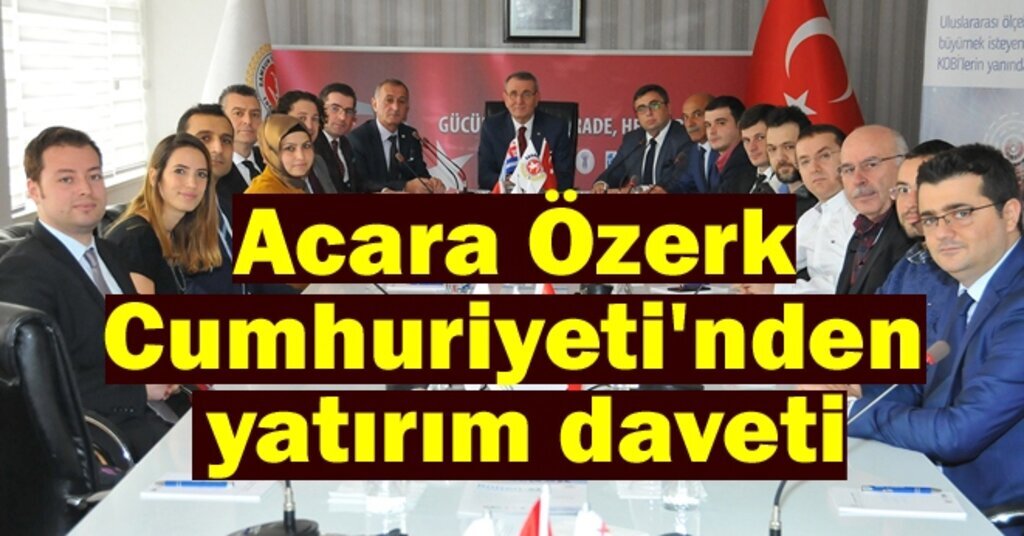 Acara Bakan Yardımcısı’ndan Samsunlu işadamlarına yatırım daveti