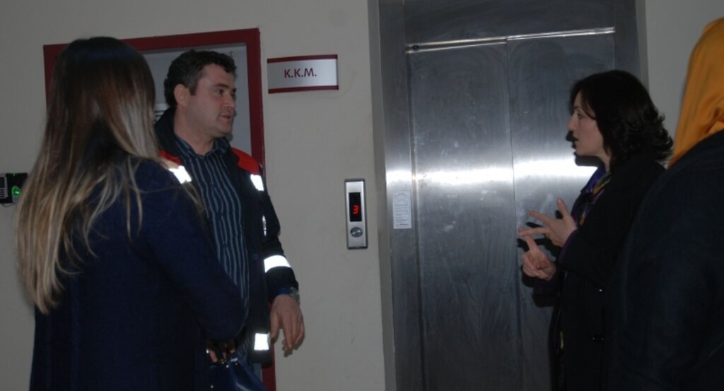 Emine Karaçuha Yılmaz 112 acil merkezini ziyaret etti