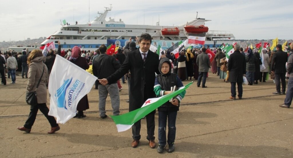 Adayı Haluk Tan, Mavi Marmara’yı Samsun’daki son gününde de yalnız bırakmadı
