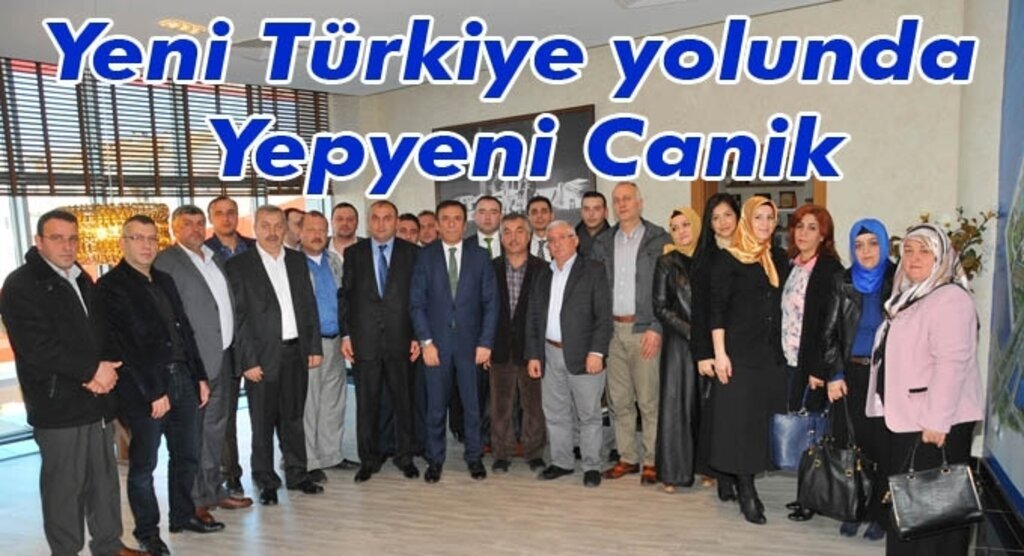 AK Parti Canik İlçe Teşkilatı'ndan Başkan Osman Genç'e ziyaret