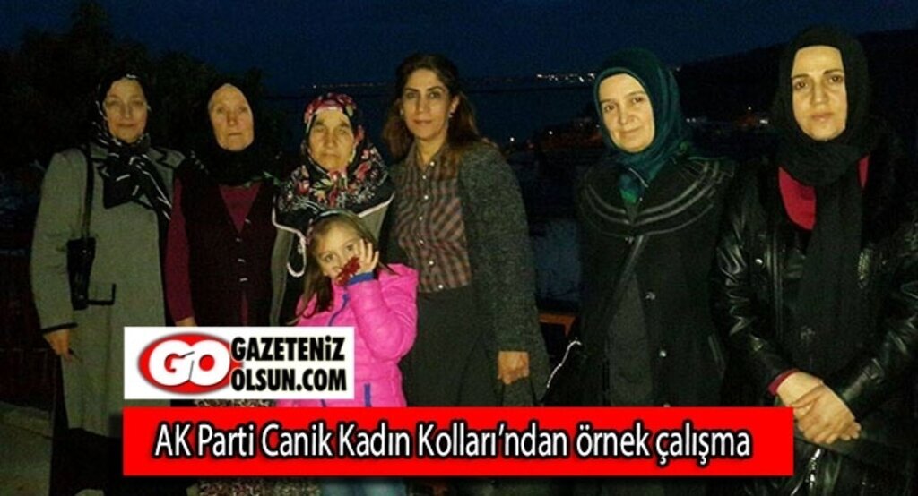 AK Parti Canik Kadın Kolları’ndan örnek çalışma