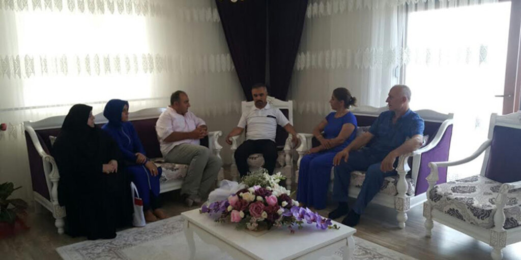 AK Parti Canik’ten 15 Temmuz gazisine ziyaret