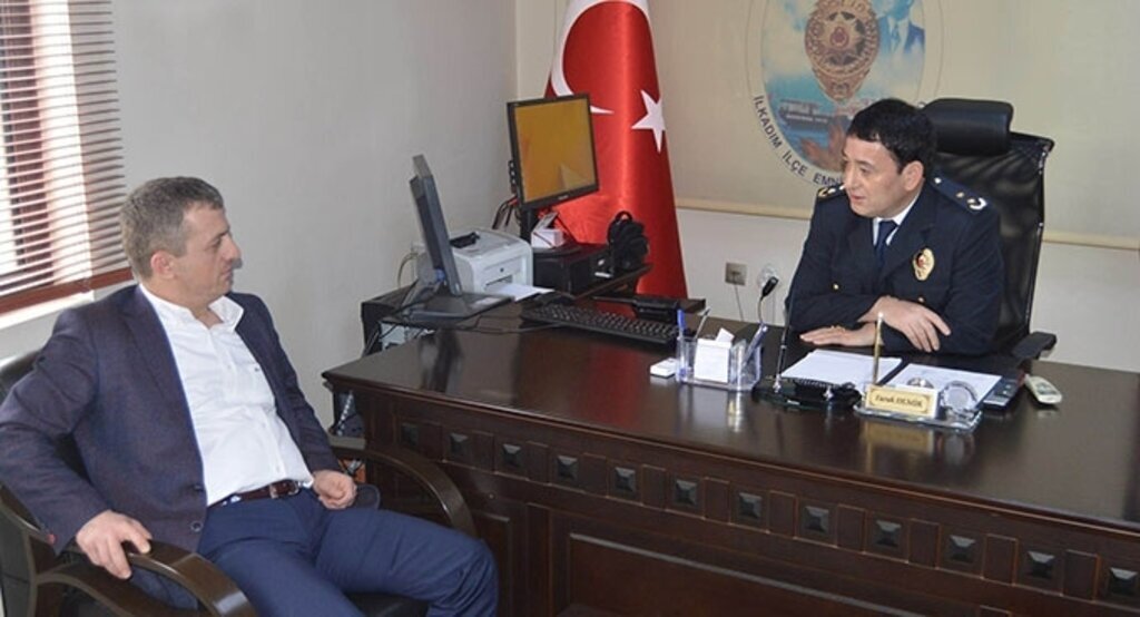 AK Parti İlkadım İlçe Başkanı Varol İlkadım ilçe Emniyet Müdürü'nü ziyaret etti