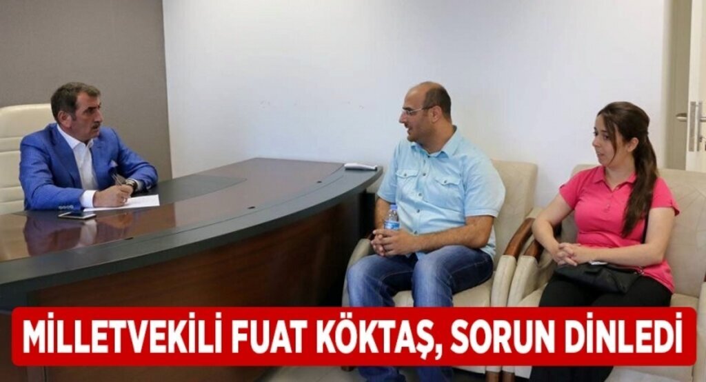 AK Parti Samsun Milletvekili Fuat Köktaş Vatandaşların sorunlarını dinledi