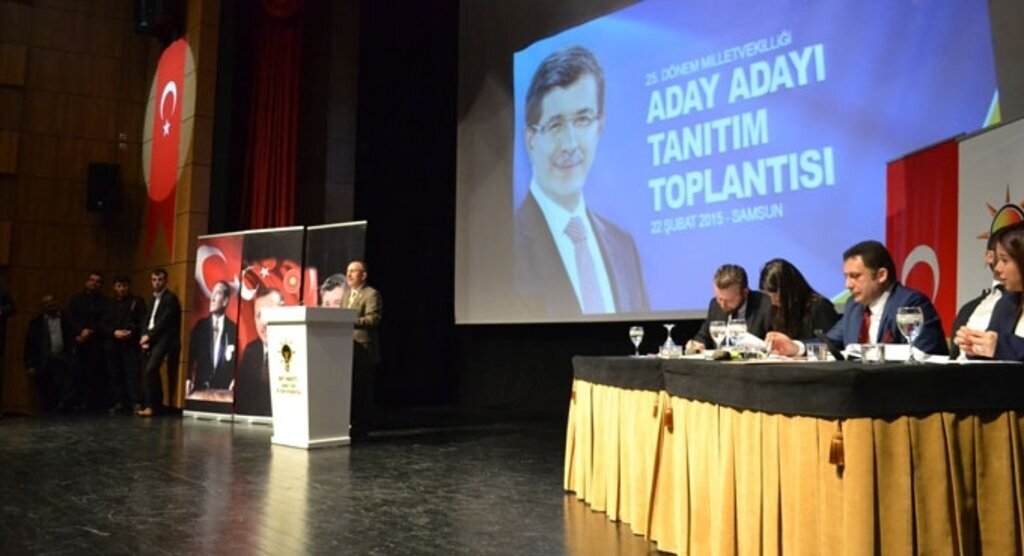 AK Parti Samsun Milletvekilleri Aday Adayları tanıtım toplantısı düzenleniyor