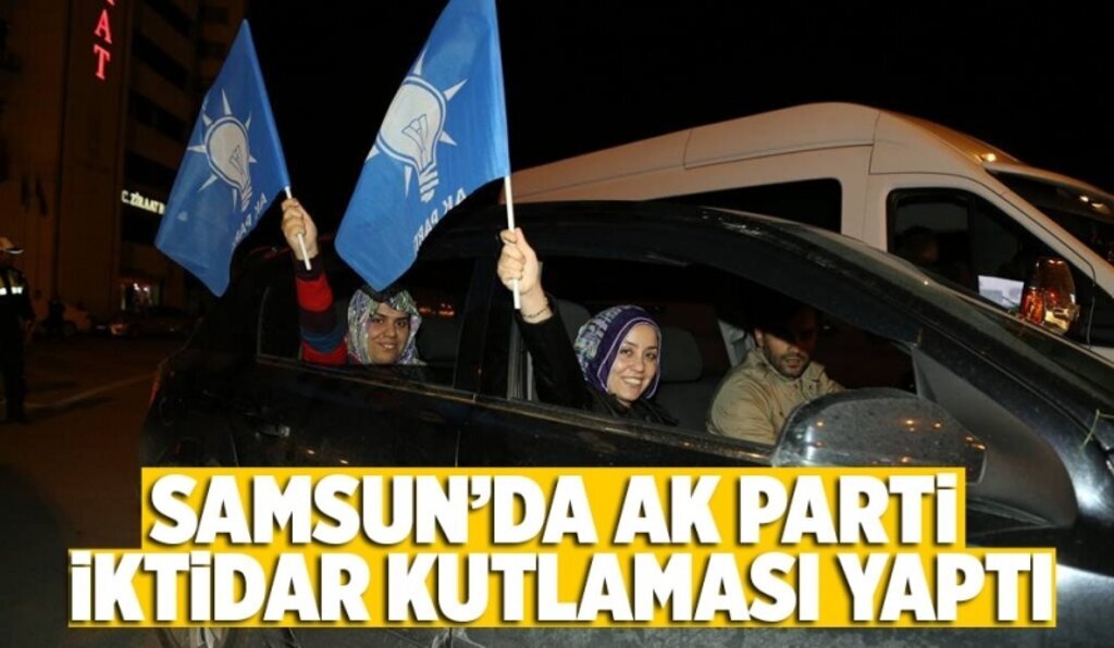 AK Parti Samsun'da kutlama yaptı