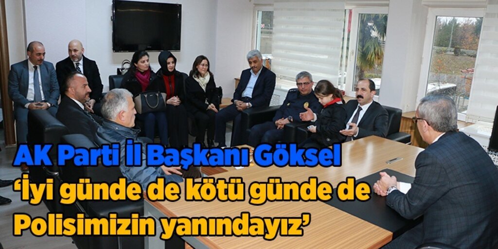 AK Parti'den Samsun Emniyet Müdürlüğü'ne moral ziyareti
