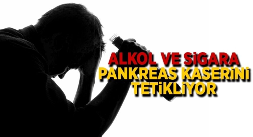 Alkol ve sigara pankreas kanserini tetikliyor