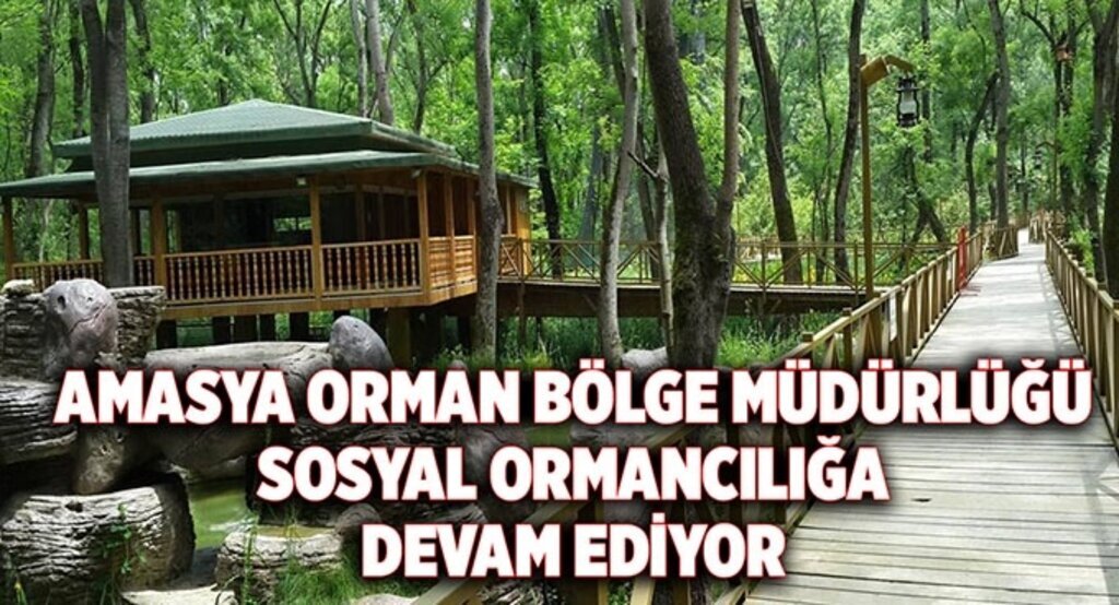 Amasya Orman Bölge Müdürlüğü Sosyal Ormancılığa devam ediyor