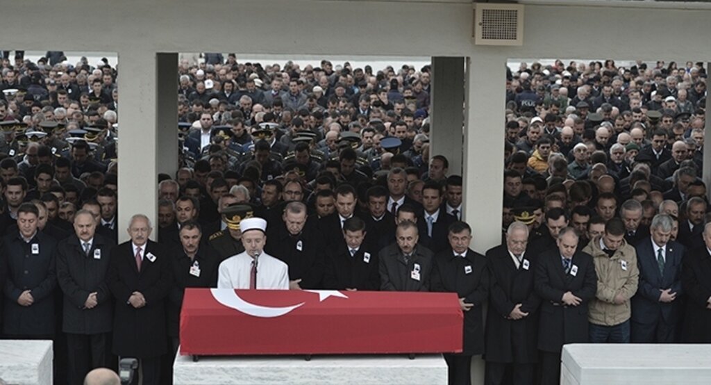 Ankara şehidini uğurladı