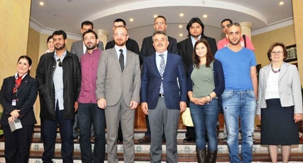 Arap Gazeteciler Samsun Büyükşehir Belediysi'ni Ziyaret Etti