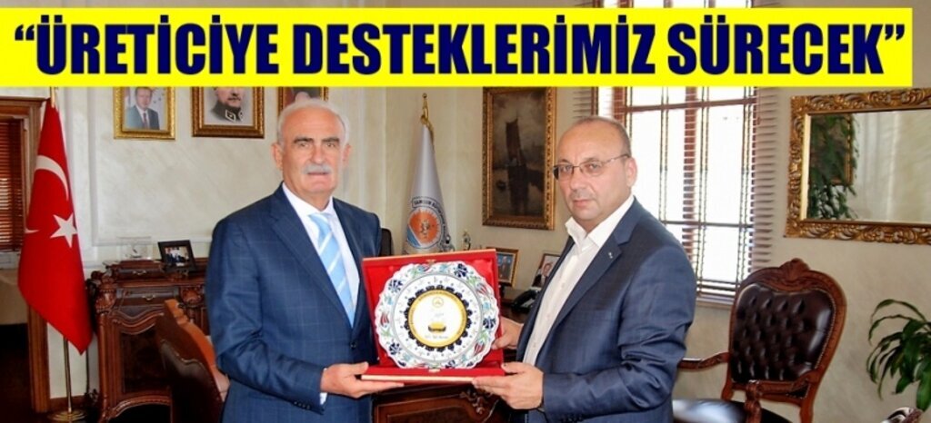 Arı Yetiştiricileri Birliği'nden Başkan Yılmaz'a ziyaret