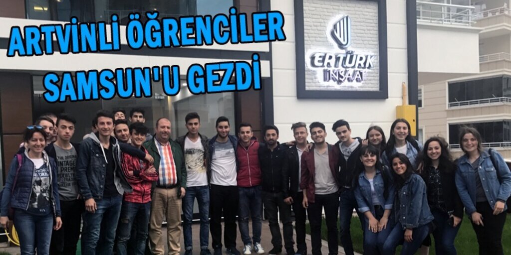 Artvinli öğrenciler Başkan Ertürk'ün misafiri oldu