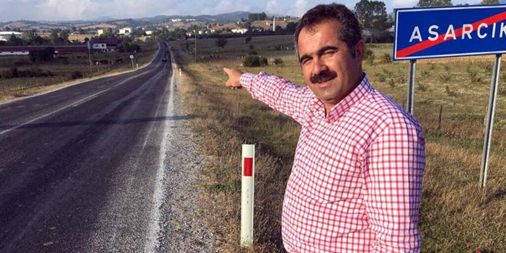 Asarcık-Kavak yolu yapılıyor