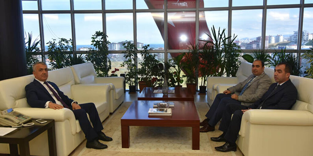 Asarcık Kaymakamı Ve Belediye Başkanı’ndan Rektör Bilgiç’e Ziyaret