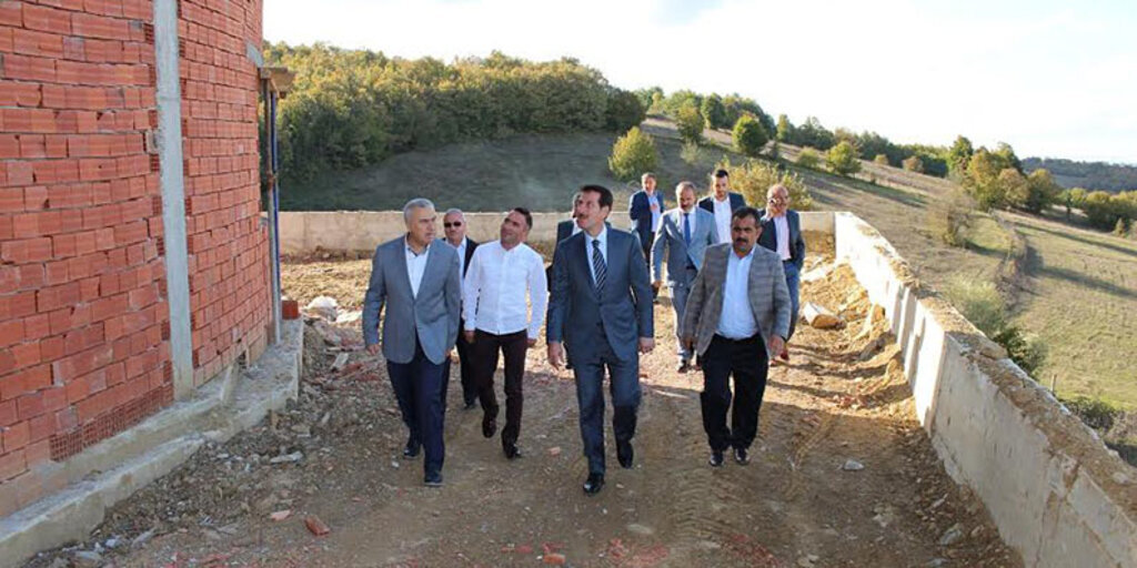 Asarcık'a Yapılan Yeni İlim Merkezi'nin İnşaatı hızla yükseliyor