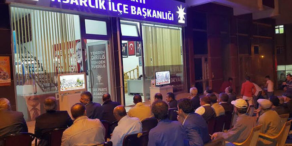 Asarcık'ta demokrasi mücadelesine dualı destek