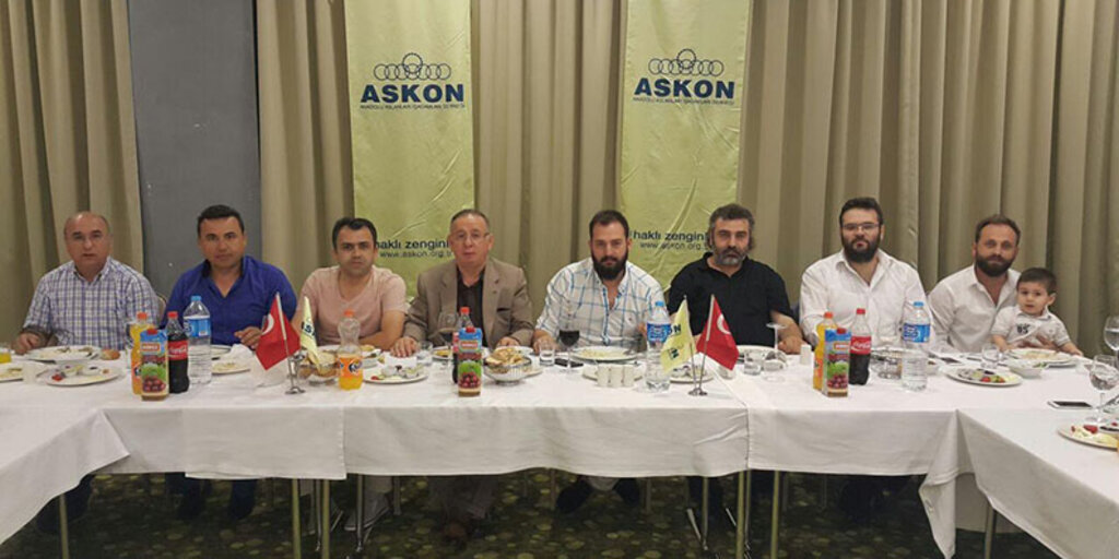 ASKON Samsun Şubesi iftarda buluştu