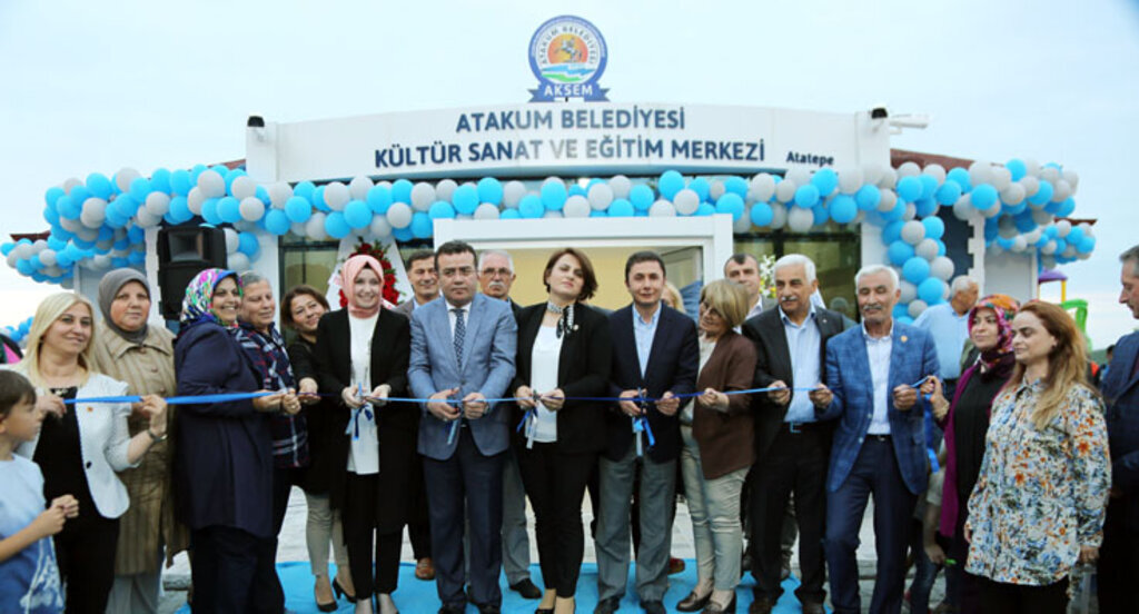 Atakum Atatepe Mahallesi'nde önce açılış sonra iftar