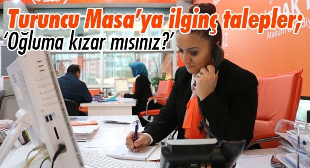 Atakum Çözüm Merkezi'ne vatandaşlardan ilginç talepler