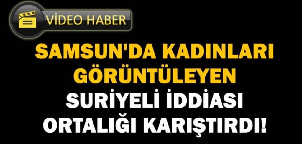 Atakum Sahilini karıştıran iddia