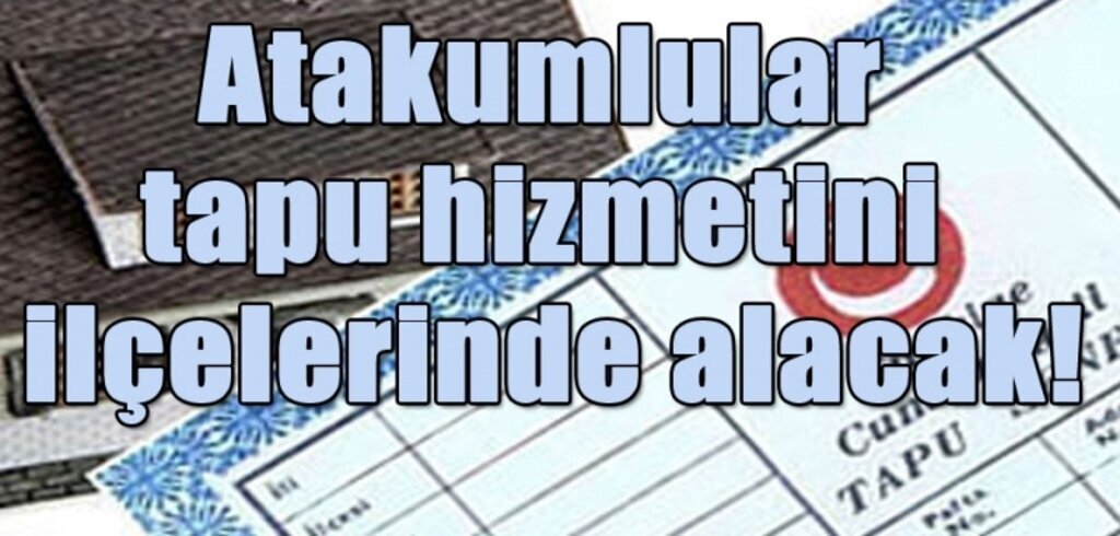 Atakum Tapu Müdürlüğü taşınıyor!