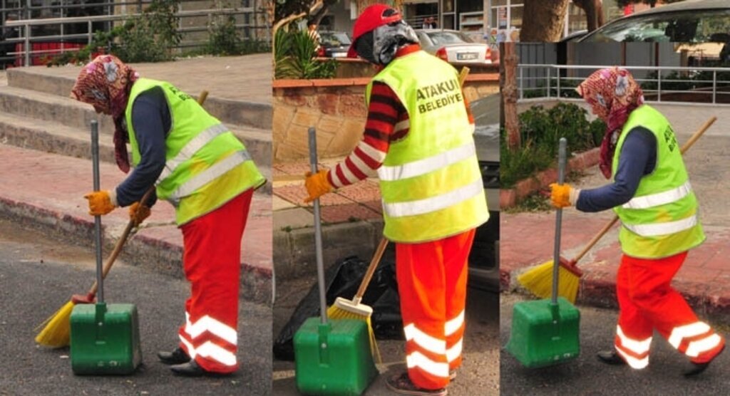 Atakum temizliğine kadın eli değdi