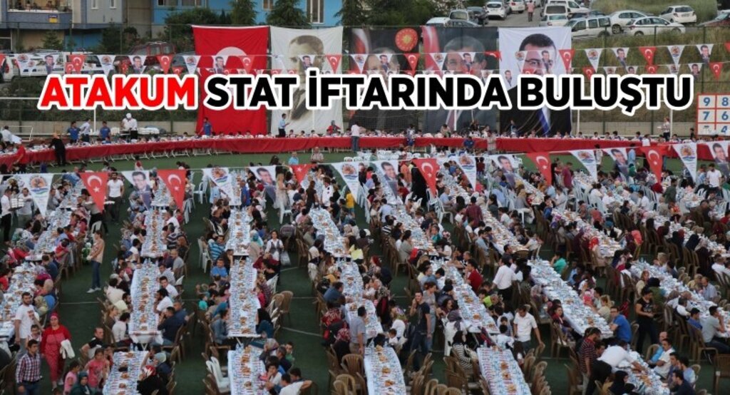 Atakum’da 7 bin kişilik dev iftar