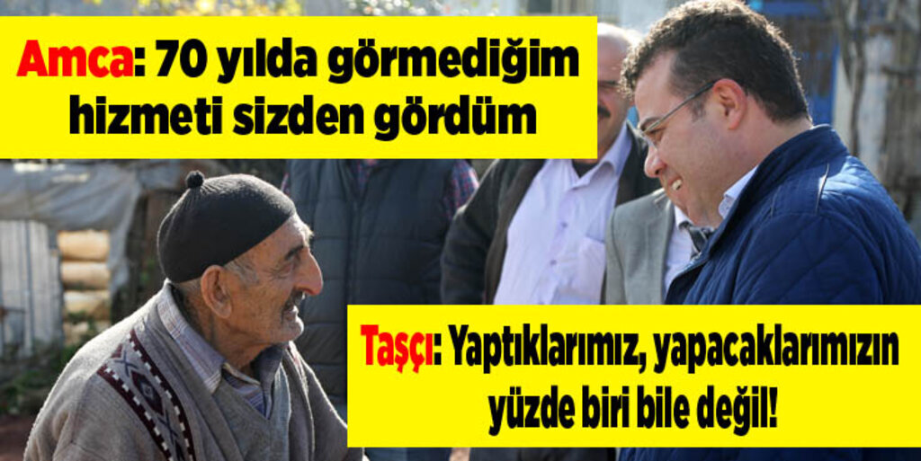 Atakum'da 70 yaşındaki Amca'yı şaşırtan hizmet!