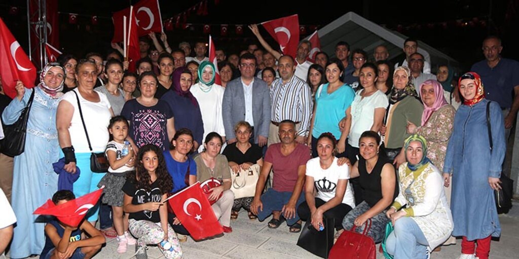 Atakum'da birlik ve beraberlik pozu