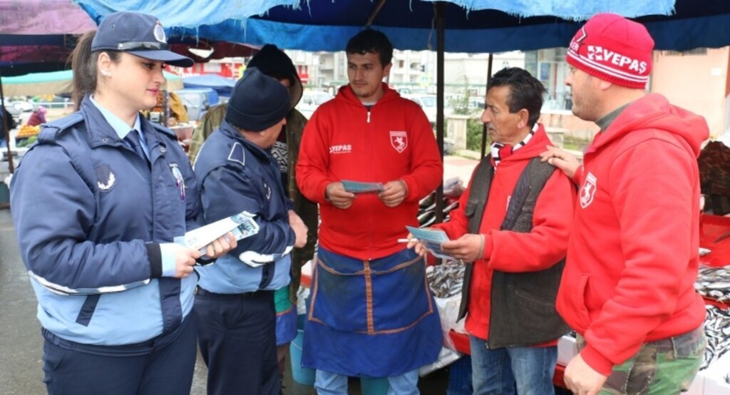 Atakum’da dilenci mücadelesi