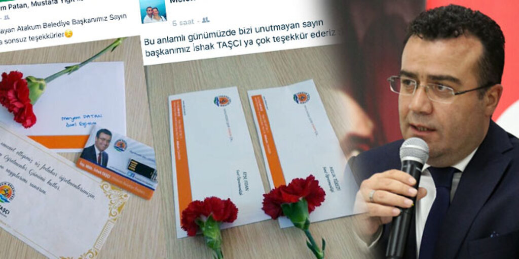 Atakum'da görev yapan öğretmenlerden Başkan Taşçı'ya teşekkür