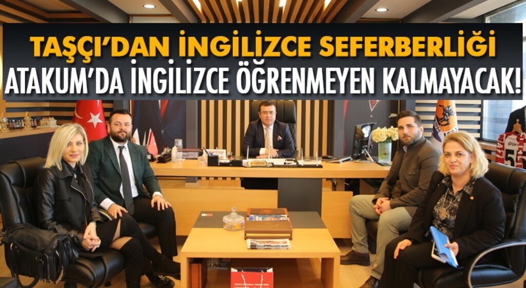 Atakum'da İngilizce seferberliği!