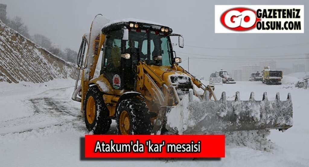 Atakum'da 'kar' mesaisi