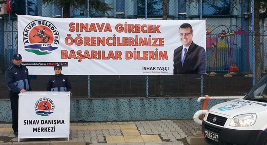 Atakum'dan YGS'ye 'gecikme' önlemi