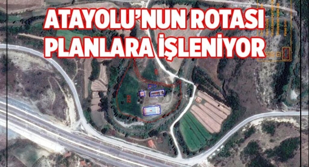 Atayolu’nun rotası planlara işleniyor