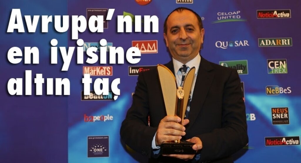 Avrupa’nın en iyisi YEDAŞ'a altın taç