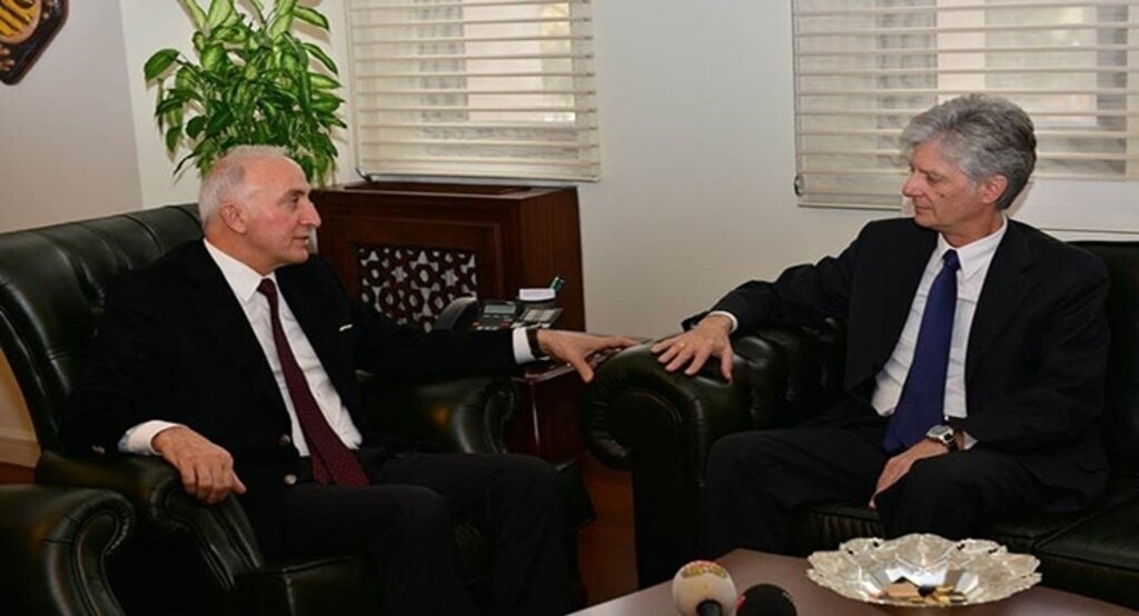 Avusturya Büyükelçisi Drç Klaus Wölfer Vali Şahin'i ziyaret etti