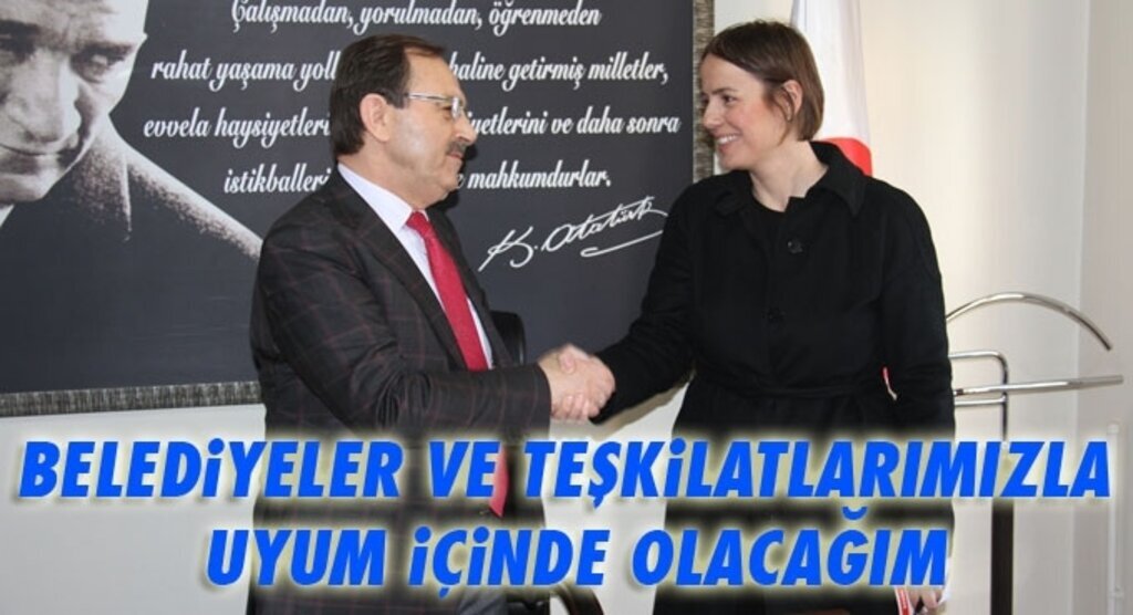 Ayşe Vuraloğlu: Belediyeler ve teşkilatlarımızla uyum içinde olacağım