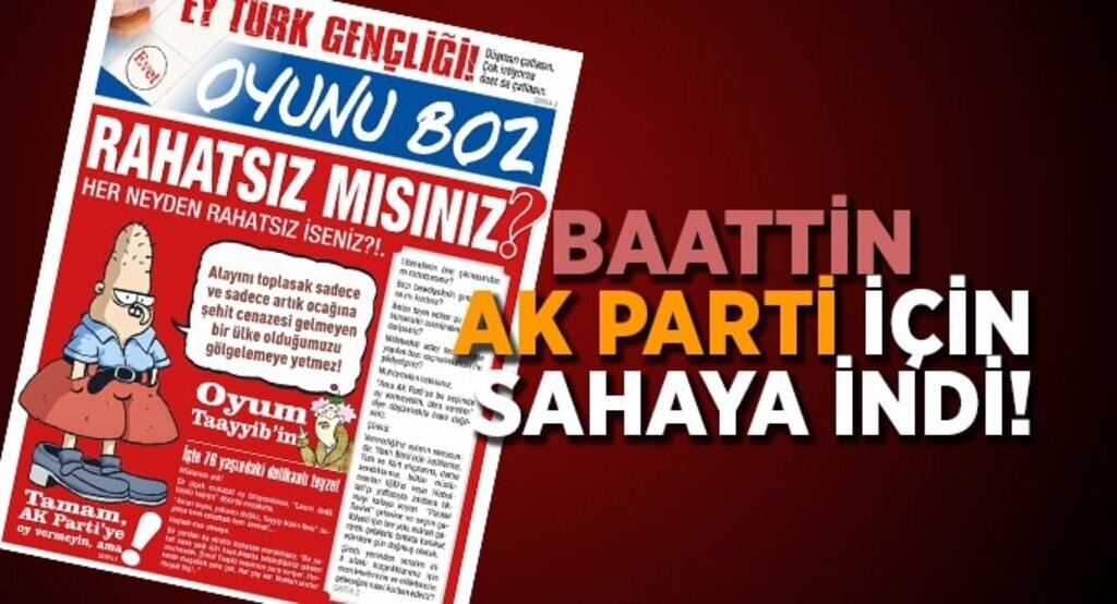 Baattin AK Parti için sahaya indi