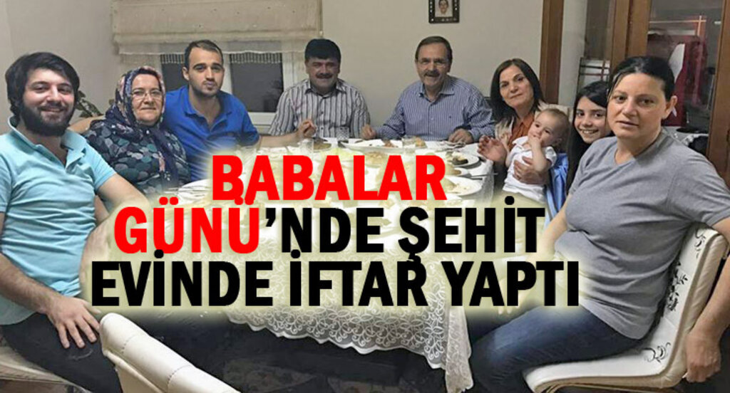 Babalar Günü'nde Şahin ailesinden anlamlı ziyaret