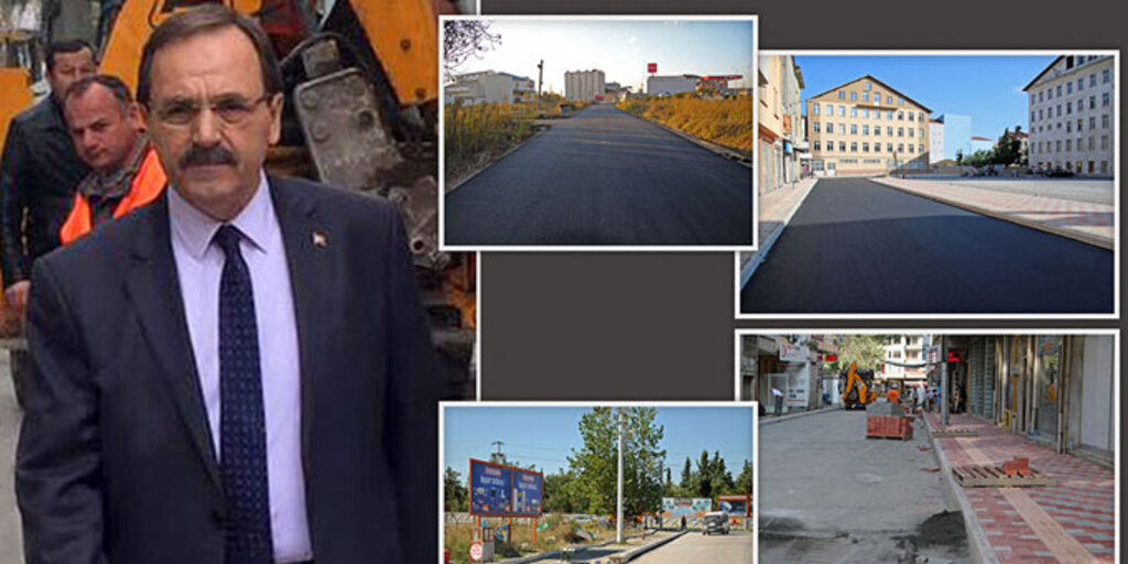 Bafra Belediyesi'nden ilçeye 25 bin ton asfalt