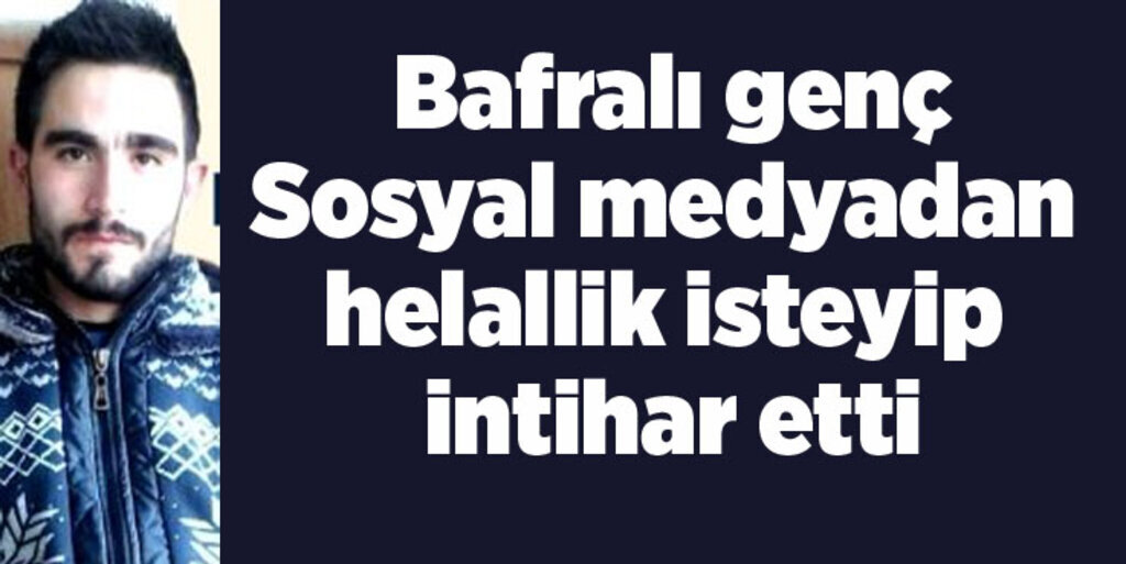 Bafra da şok intihar!!!