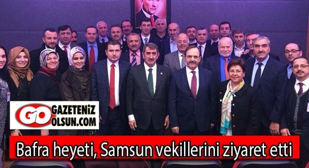 Bafra heyeti, Samsun vekillerini ziyaret etti