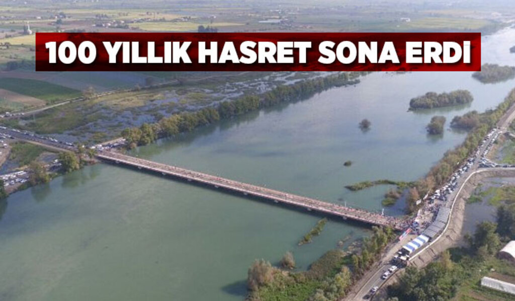 Bafra'da 100 yıllık hasret sona erdi
