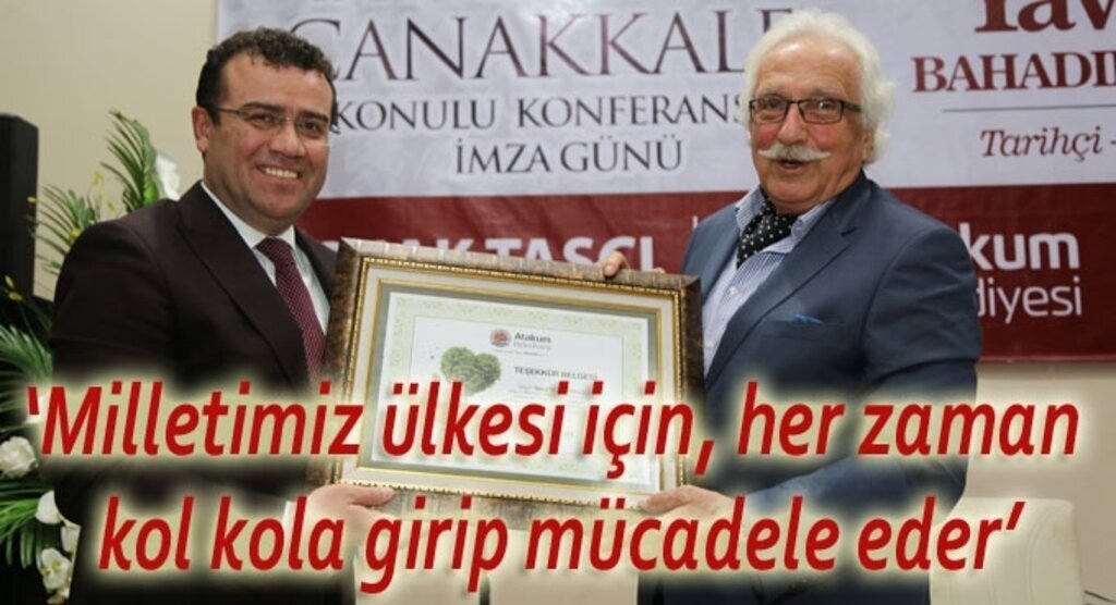 Bahadıroğlu Atakum'da Çanakkale’yi anlattı