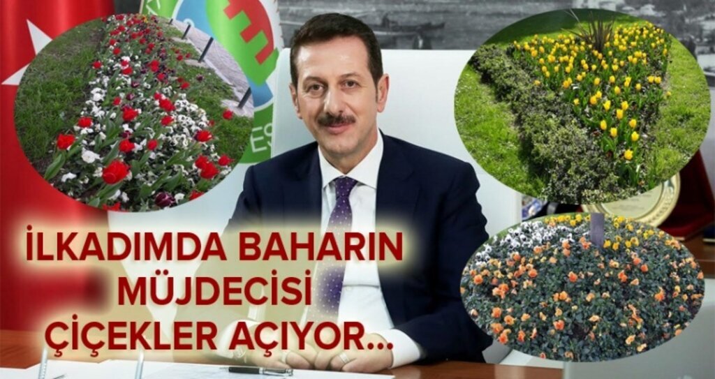 Bahar geldi, İlkadım'ın dört bir köşesi çiçek açtı!