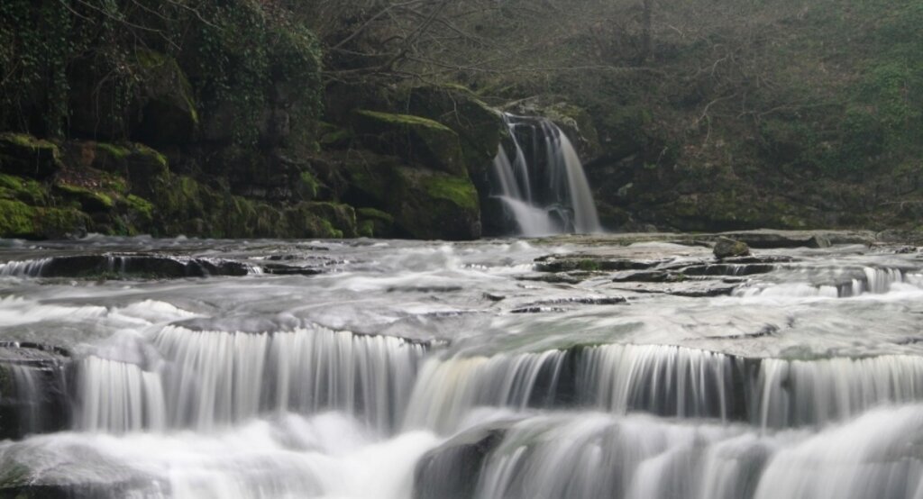 Bahar yağmurları Kabaceviz Şelalelerini 'coşturdu'