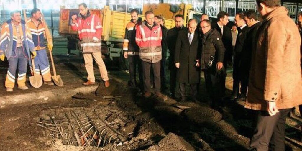 Bakan Kılıç patlamanın yaşandığı yerde incelemelerde bulundu